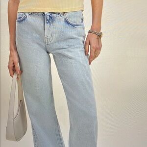 Reformation Cary Low Rise Slouchy Wide Leg Relaxed Jeans